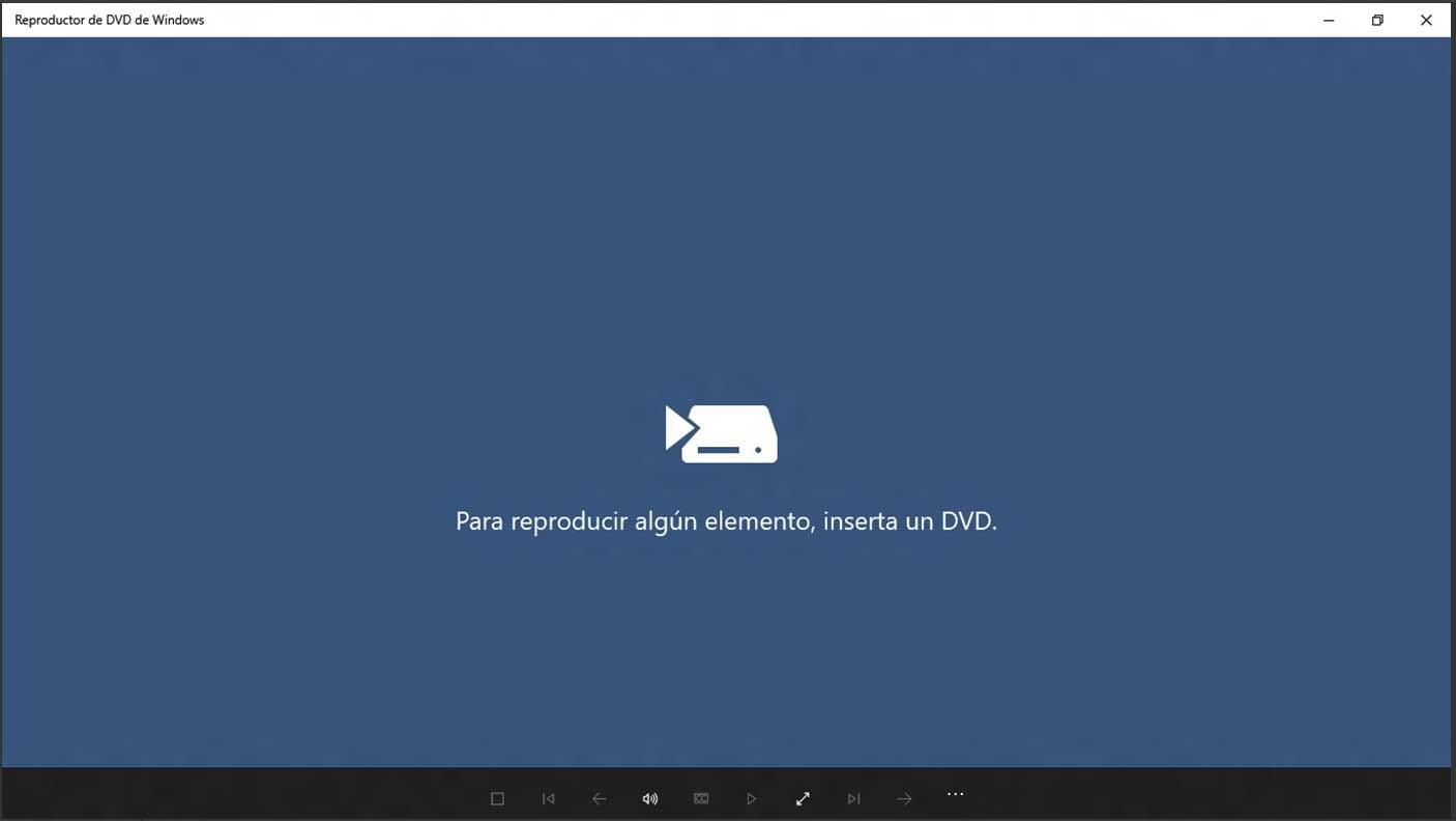 DVD en Windows 10