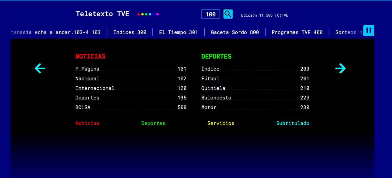 Teletexto TVE