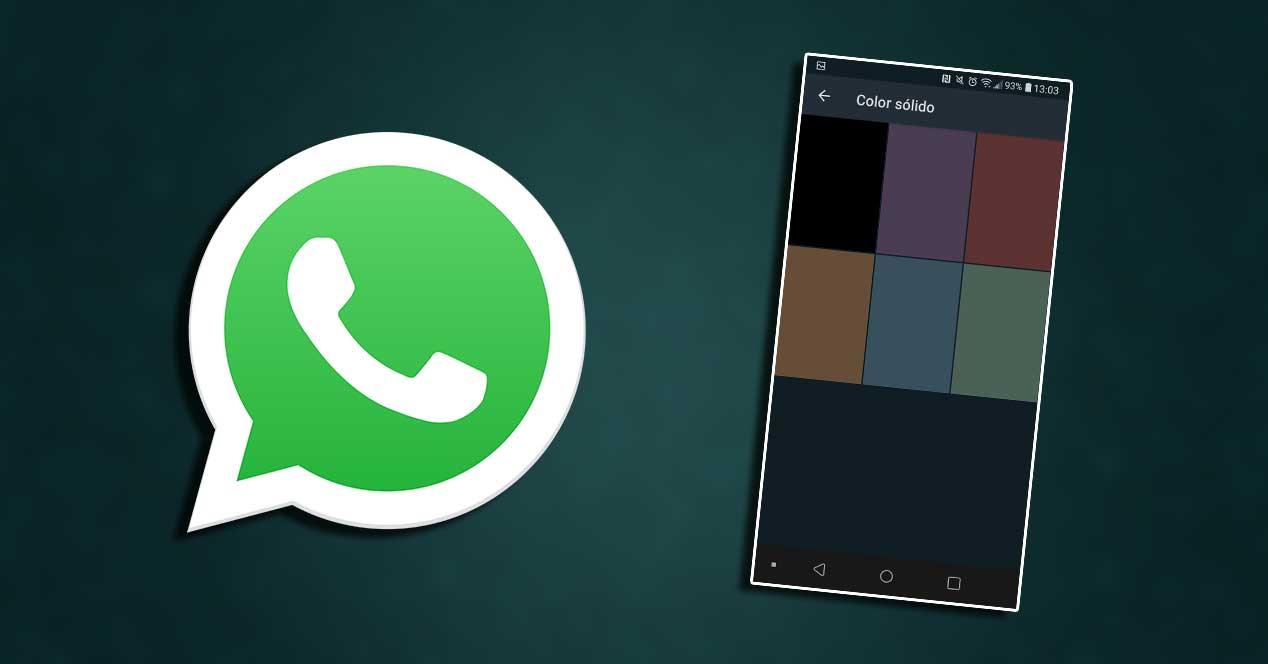 whatsapp fondos pantalla oscuros solidos