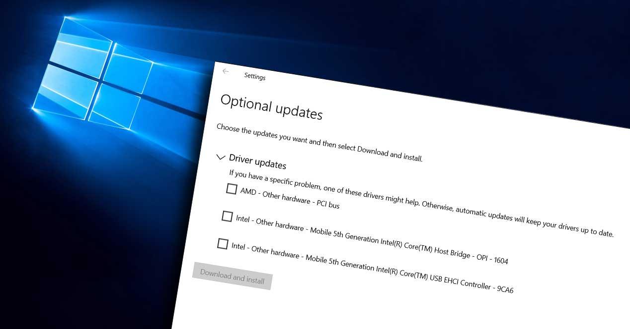 windows 10 actualizaciones opcionales